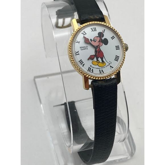 VTG Bradley Time Disney Mickey Mouse Watch 24mm - New Battery -Extra New Band main image 10